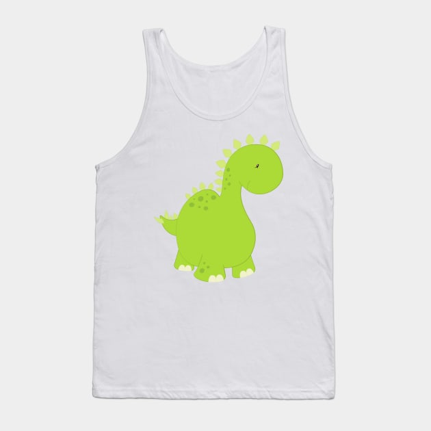 Cute Dinosaur, Baby Dinosaur, Dino, Stegosaurus Tank Top by Jelena Dunčević